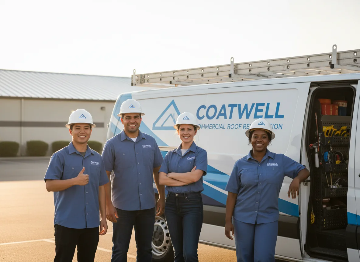 Commercial roof coating company in Tenstrike, MN